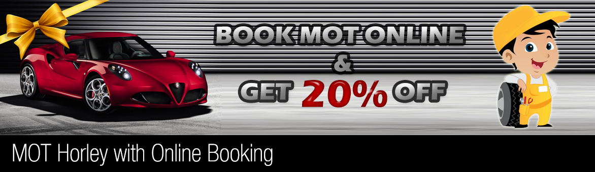 Book online MOT Horley